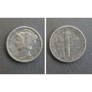  1942 U.S. Mercury Silver Dime 