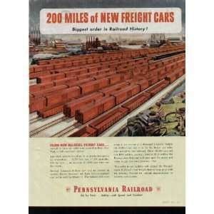  of New Freight Cars, Biggest Order in Railroad History! .. 1950 