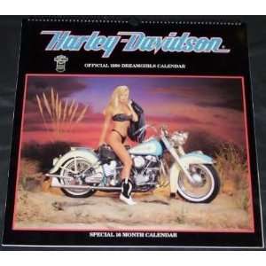  Harley Davidson 1990 Dreamgirls Calendar: Office Products