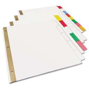 Avery 23076   Big Tab Write On Dividers w/Erasable Laminated Tabs 