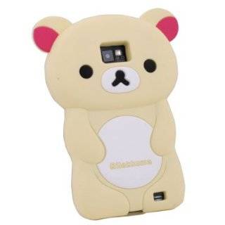  White Rilakkuma Bear 3D TPU Soft Silicone Case Cover for 