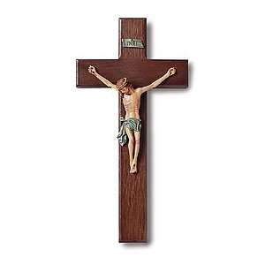  Ten Inch Wood Crucifix in Gift Box