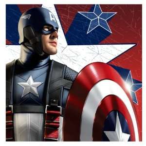   Lets Party By Hallmark Captain America Lunch Napkins: Everything Else