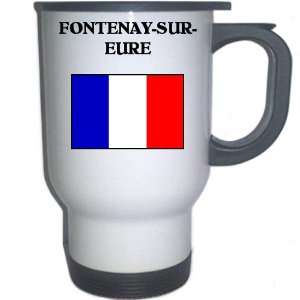  France   FONTENAY SUR EURE White Stainless Steel Mug 