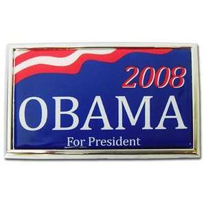  Obama for President Chrome Emblem Automotive