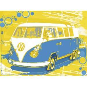   VW Bus   Poster by Michael Cheung (31 1/2x23 1/2): Home & Kitchen