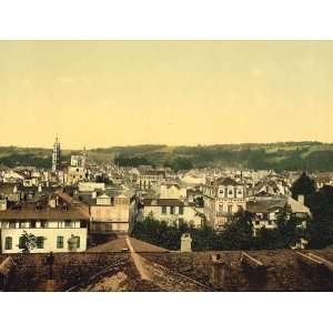   Poster   General view Montpelier France 24 X 18.5 