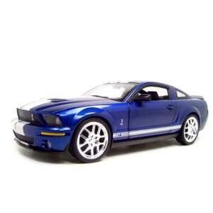   : 2007 SHELBY MUSTANG GT500 BLUE 1:18 DIECAST MODEL: Everything Else