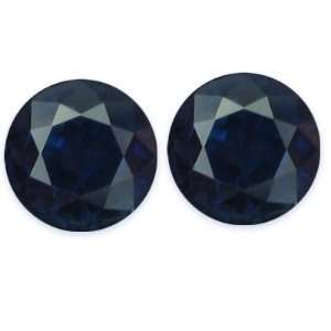  3.80 Carat Loose Sapphires Round Cut Pair Jewelry