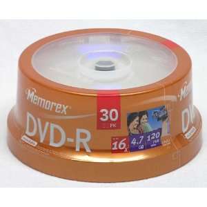  Memorex DVD R 30 Pack Electronics