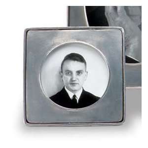  Match Pewter Piemonte Small Round Frame (Image 3D Frame 