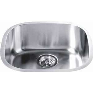  Dawn 3238 Stainless Undermount Rounded Prep/Bar Sink