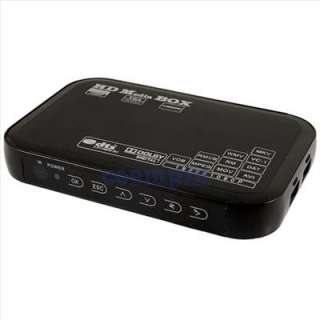  Multi TV Media Player Box HDMI 1080P USB SD RMVB MP3 AVI MPEG MKV Divx