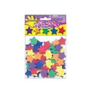  FCM1429   Foam Star Stickers, 120 Pieces, Assorted Bright 