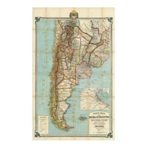  Pablo Ludwig   Nuevo Mapa De La Republica Argentina, Chile 