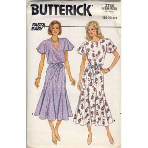  Butterick Sewing Pattern 3744   Use to Make   Misses Fast 