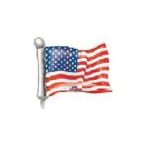   of America Flag Shape   Mylar Balloon Foil