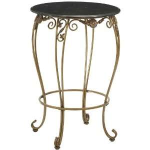  Allegra Chair height Pub Table Black Marble Antique: Home 