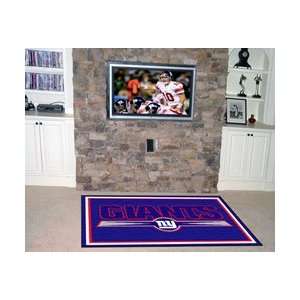  NFL New York Giants Rug 5 x 8 Sports & Outdoors