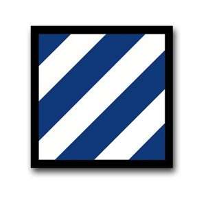  US Army 3rd Infantry Division Patch Decal Sticker 3.8 