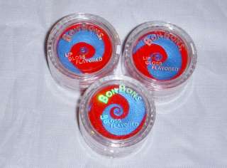 Bon Bons Lip Gloss Flavored Red and Blue Swirl 036  