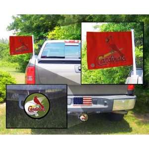  St. Louis Cardinals Truck Deco Pack: Truck Flag and Hitch 