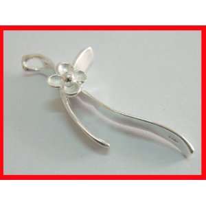   & Ribbon Pendant Sterling Solid Silver 925 #4214: Everything Else