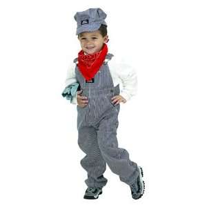    Train Engineer Suit Child Sz 4 14Halloween Costume: Toys & Games