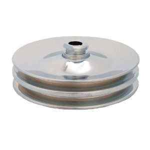  Spectre 4487 Chrome Double Belt Power Steering Pulley for 
