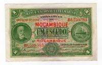 1941 1 Escudo MOZAMBIQUE P.81 note  