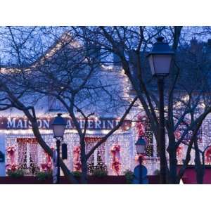  Evening Detail, Place du Tertre, Montmartre, Paris, France 