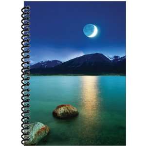  Rock Paper Spiral Notebook, Moon (RP103)