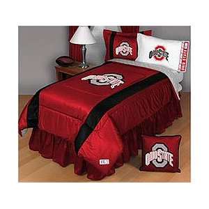  NCAA Ohio State Buckeyes   OSU Comforter Set   Queen 