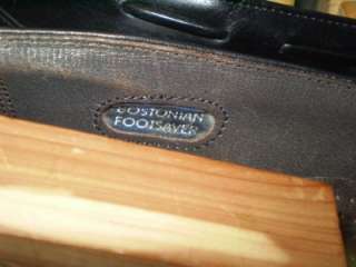 Bostonian Foot savers leather dress loafer black 9 B/AA  