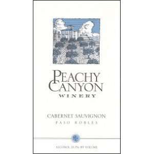  2006 Peachy Canyon Paso Robles Cabernet 750ml: Grocery 