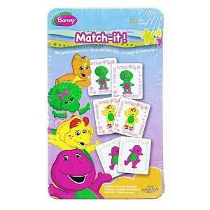  Barney Match It Memory Game: Toys & Games