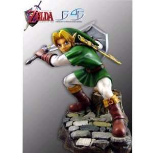  The Legend of Zelda Octarina of Time Link Statue(Never 