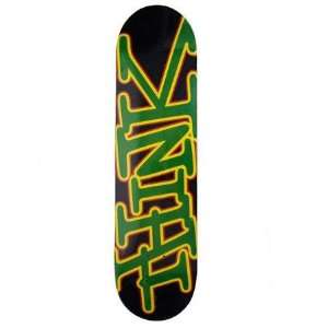  Think Basic Skateboard Deck   8.0 in. x 32 in.   Rasta 