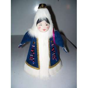  Handmade Russian Doll (Made in Siberia)   Lady in Blue 