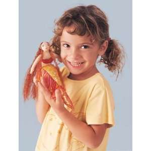  Mermaid with Red Hair Finger Puppet: Toys & Games