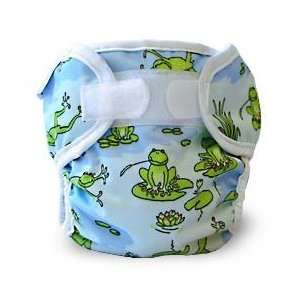  Waterproof Diaper Cover   Small   Frog Print: Baby