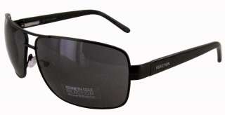 Kenneth Cole Reaction 1159 Aviator Sunglasses Black  