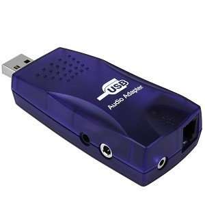 TYN 300 USB External Digital Sound Adapter w/VoIP Handset   Listen to 