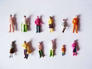 100 x 1:200 Painted People Figures Model Z Scale Train  