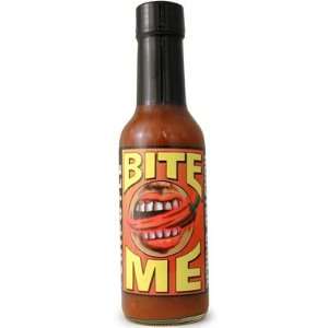 Bite Me Chipotle Garlic Hot Sauce 5 oz.: Grocery & Gourmet Food