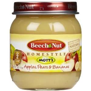 Beech Nut Stage 2 Apples, Pears & Bananas   12 pk:  Grocery 
