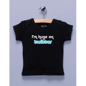  Im Huge on Twitter Black Shirt / T Shirt: Baby
