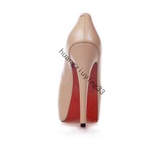 NEW~Luxury 14CM Womens Super High Heel Shoes Pump Platform 4 Sizes 
