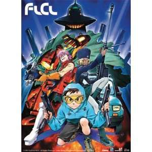    FLCL Fooly Cooly Survival Game Anime Wall Scroll: Toys & Games