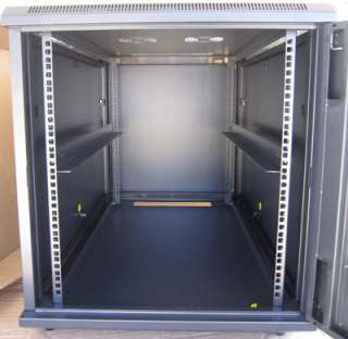 12U 19 Rackmount Server Cabinet w/Casters   35 deep  